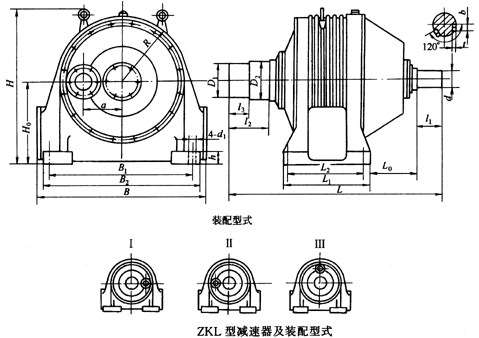 ZK型行星齒輪減速機(JB-T9043·1-1999)